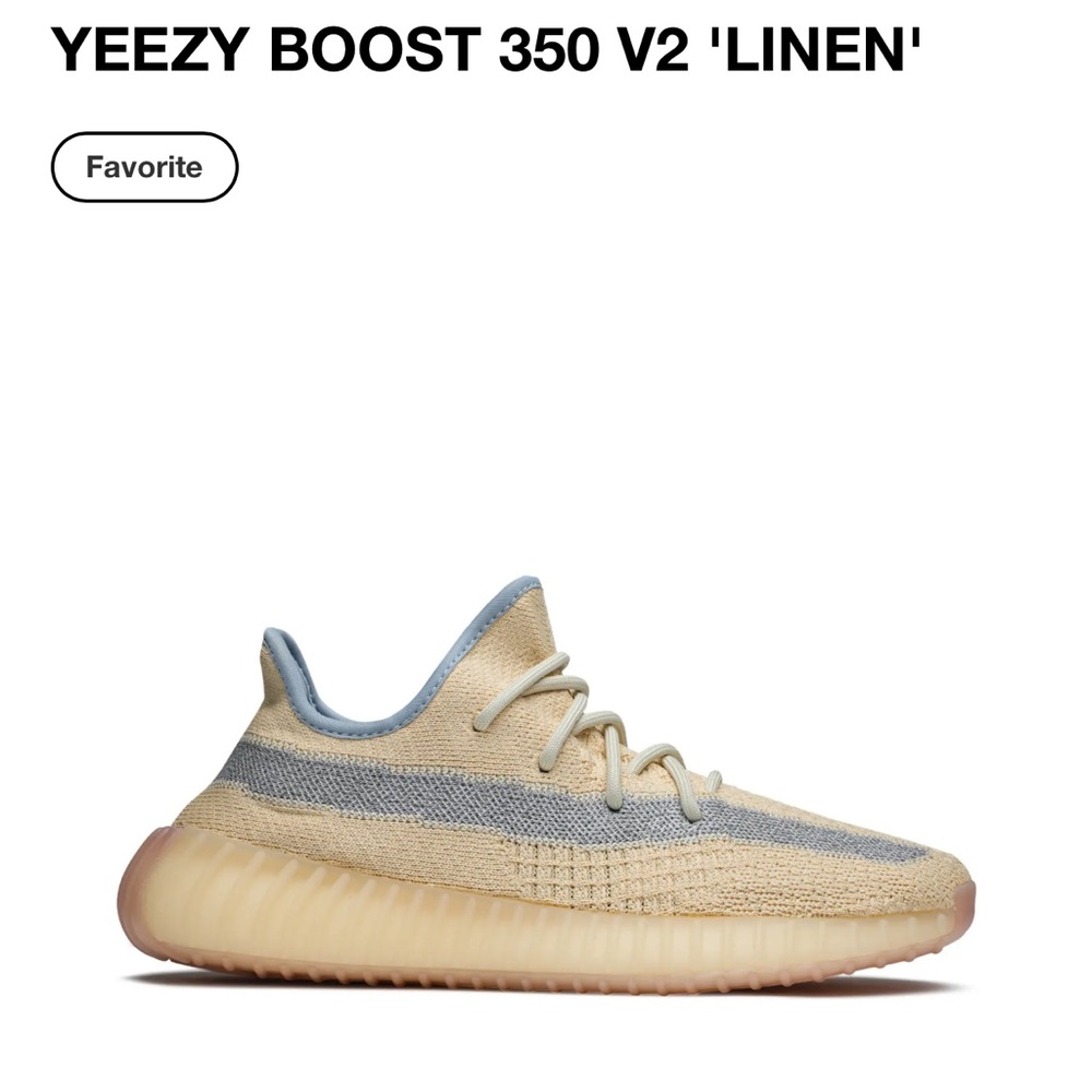Yeezy Boost 350 V2 Shoes Linen